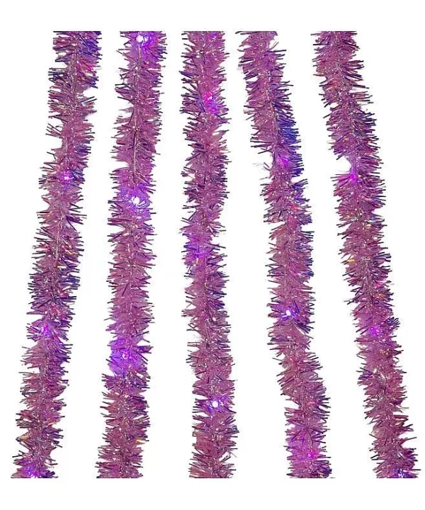 Kurt S Adler 100-Light Purple Iridescent Tinsel Cascade Purple Superbright Light, Ad1001Pupu Shop