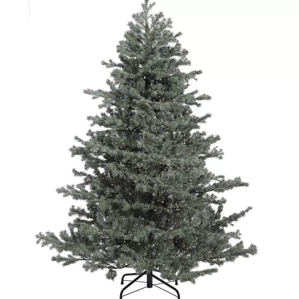 AllState 9' Green/Grey Mountain Fir Tree: Clear Led Rice Lights Flash Sale