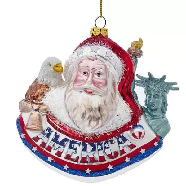 Kurt S Adler America Santa Ornament, Td1707, Kurt Adler Shop