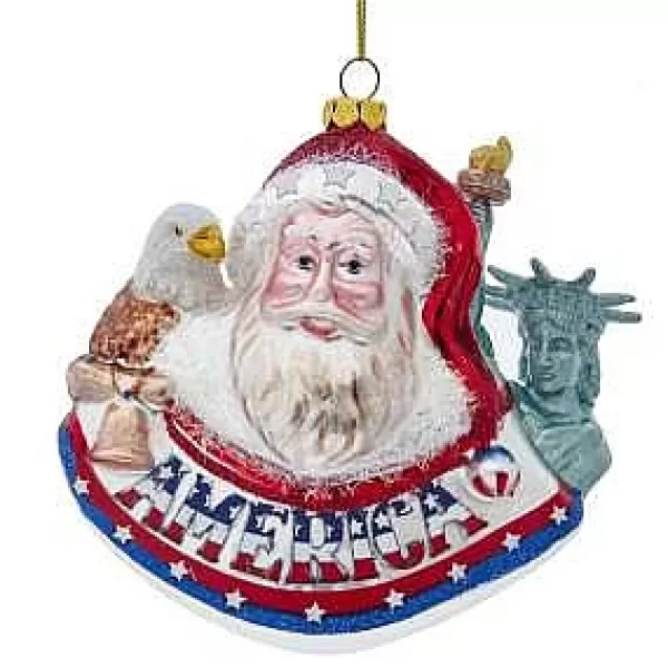 Kurt S Adler America Santa Ornament, Td1707, Kurt Adler Shop