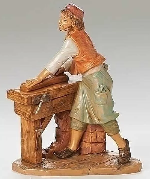 Fontanini Amos, Carpenter, 7.5", , 52859 Online