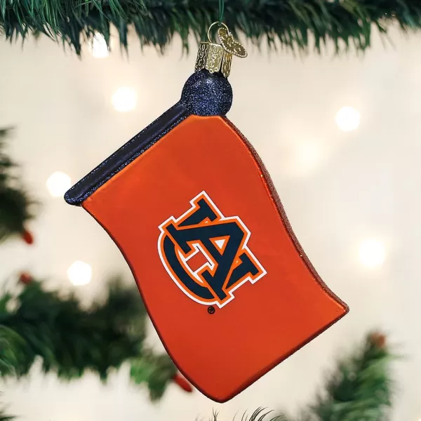 Old World Christmas Auburn Flag Fashion