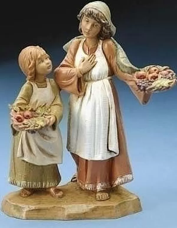 Fontanini Ava & Lea Shepherdess And Child 5", , 57523 Sale