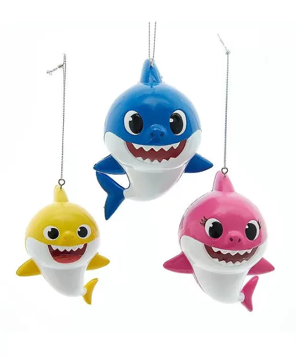 Kurt S Adler Baby Shark Ornaments, Set/3 , Bk1201, Kurt Adler Sale