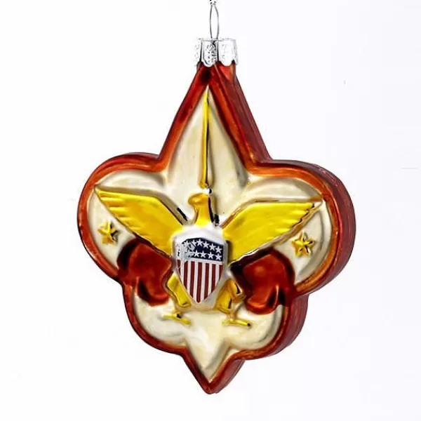 Kurt S Adler Boy Scout Logo Glass Ornament, Bs0001 Store