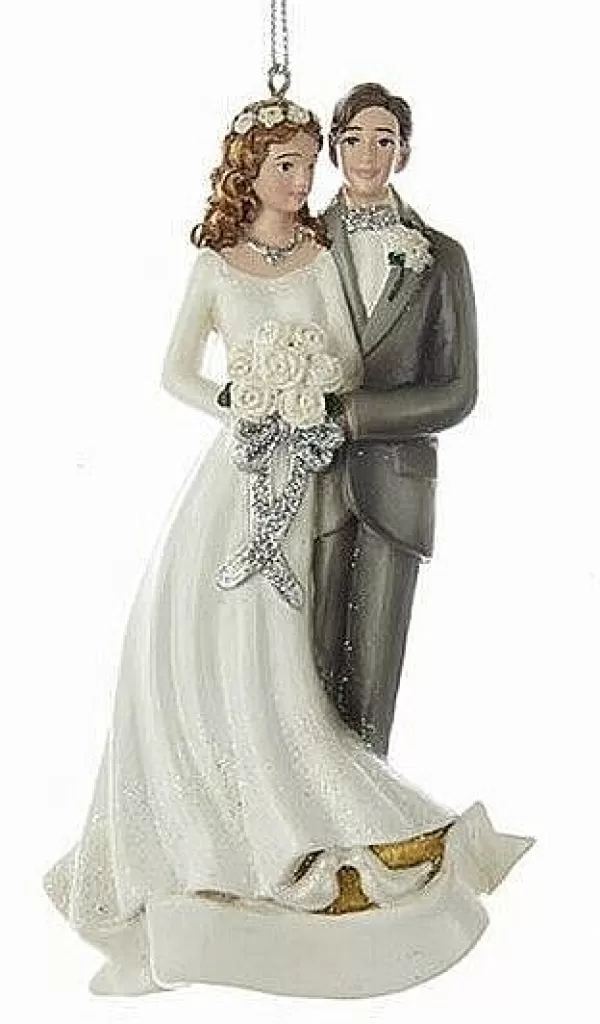 Kurt S Adler Bride And Groom Ornament Personalization, C7953, Kurt Adler Online