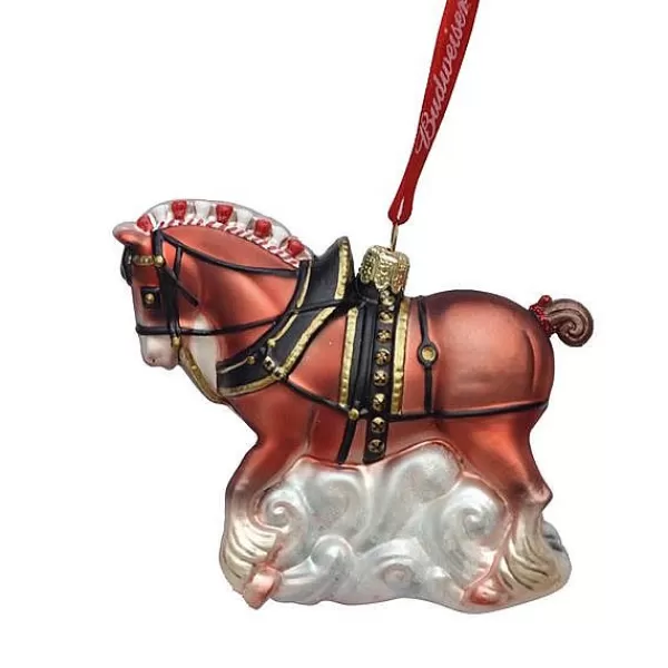 Kurt S Adler Budweiser Glass Horse Ornament Ab4152 Online