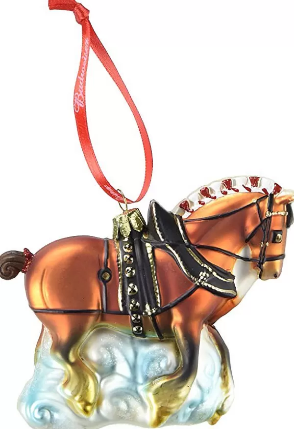 Kurt S Adler Budweiser Glass Horse Ornament Ab4152 Online