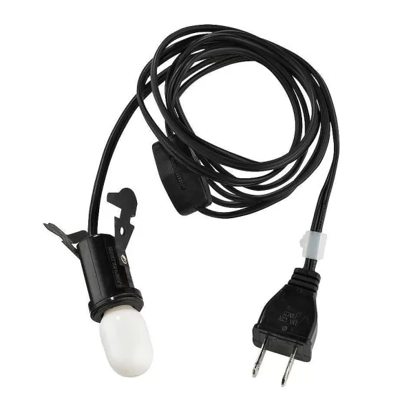 Department 56 Bulb Light With Single Cord, Black Sale