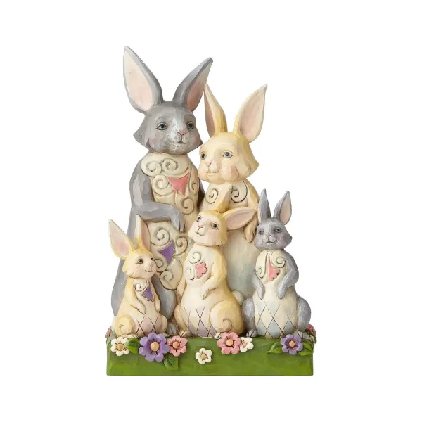 Enesco Bunny Family Fashion