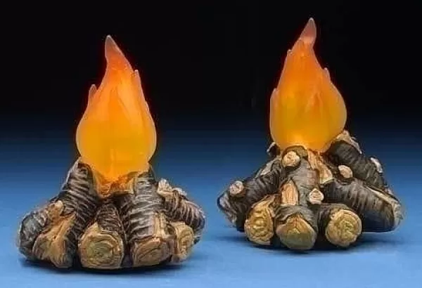 Fontanini Campfires Lighted Set Of 2, , 50813 Clearance