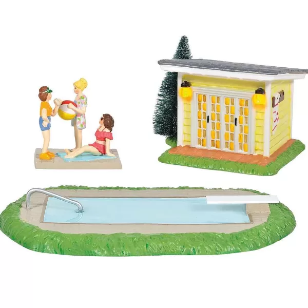 Department 56 Christmas Vacation, Pool Fantasy, 6005457, Snow Village Online