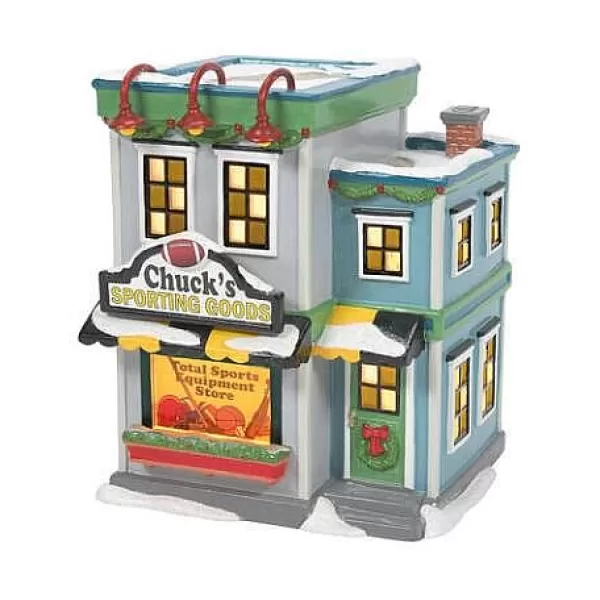 Department 56 Chuck'S Sporting Goods, 6007737, Peanuts Village Hot