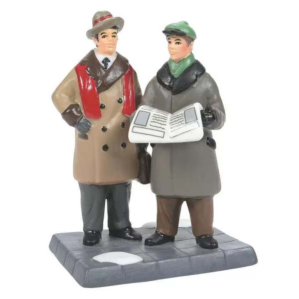 Department 56 Cic, Breaking News, 6007589, Christmas In The City Shop