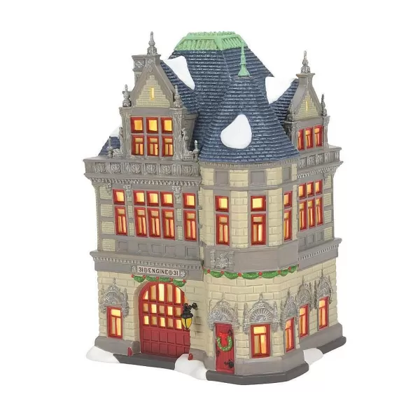 Department 56 Cic, Engine Company 31, 6007585, Christmas In The City Outlet