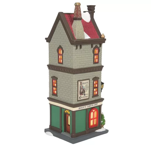 Department 56 Cic, Holly'S Card & Gift, 6009750, Christmas/City Shop