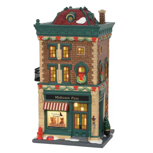 Department 56 Cic, Midtown Pets, 6003058, Christmas In The City Cheap