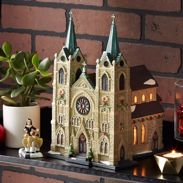 Department 56 Cic, St. Thomas Cathedral, 6003054, Christmas In The City Shop