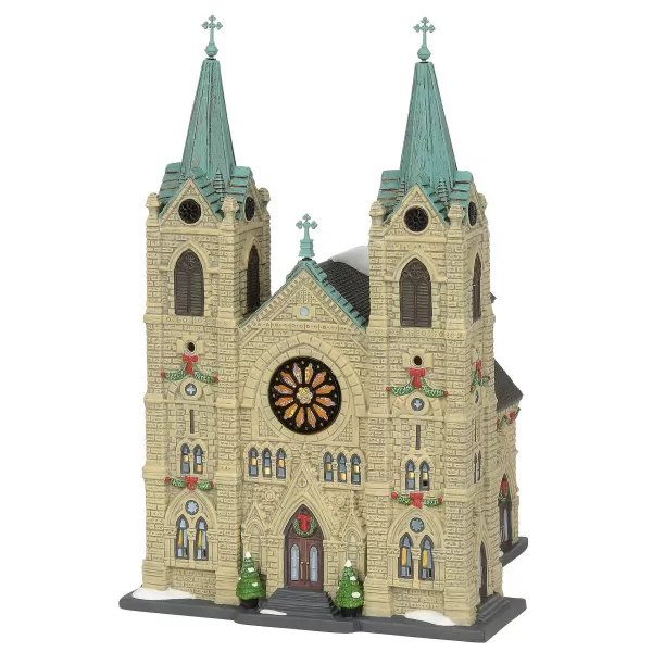 Department 56 Cic, St. Thomas Cathedral, 6003054, Christmas In The City Hot