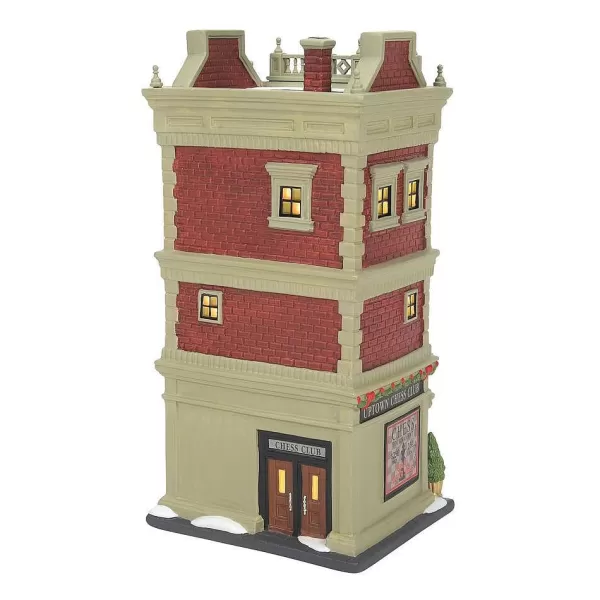 Department 56 Cic, Uptown Chess Club, 6009754, Christmas/City Outlet