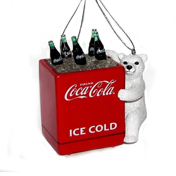 Kurt S Adler Coca-Cola® Coke Bear With Cooler Clearance