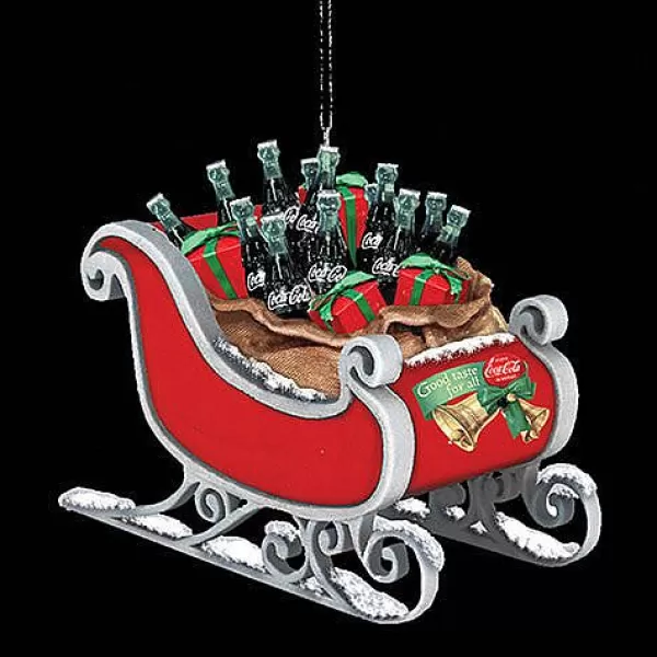 Kurt S Adler Coca-Cola® Sleigh Ornament Best Sale