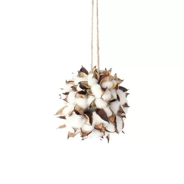 Raz Cotton Ball Ornament Online