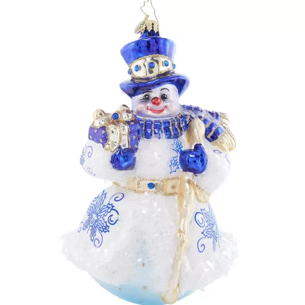 Christopher Radko Cr, Charming Chinoiserie Snowman, 1021783, Radko Hot