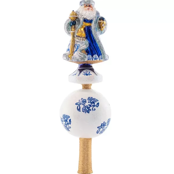 Christopher Radko Cr, Chinoiserie Elegance Santa Finial, 1021534, Radko Best