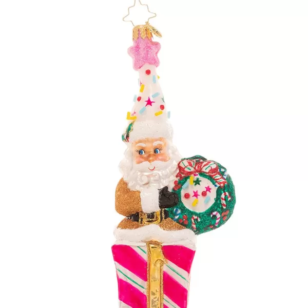 Christopher Radko Cr, Christmas Confetti Santa, 1021314, Radko Flash Sale