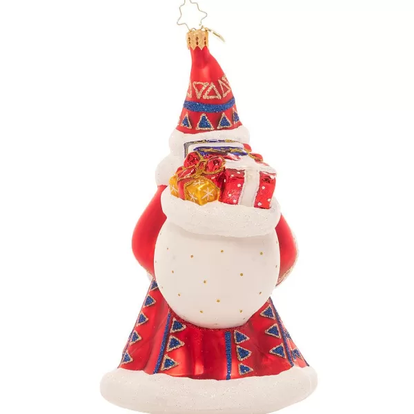 Christopher Radko Cr, Christmas Tradition Santa, 1021125, Radko Fashion