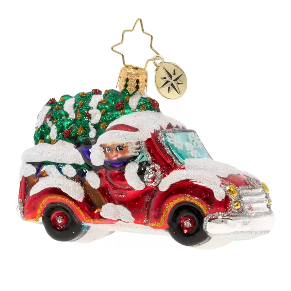 Christopher Radko Cr, Christmas Tree Delivery Gem, 1020247, Hot