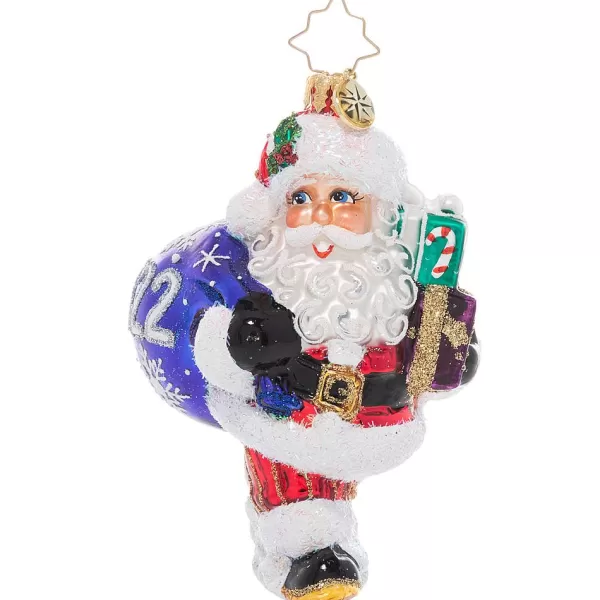 Christopher Radko Cr, Dated Cheery Santa, 1021148, Radko Clearance