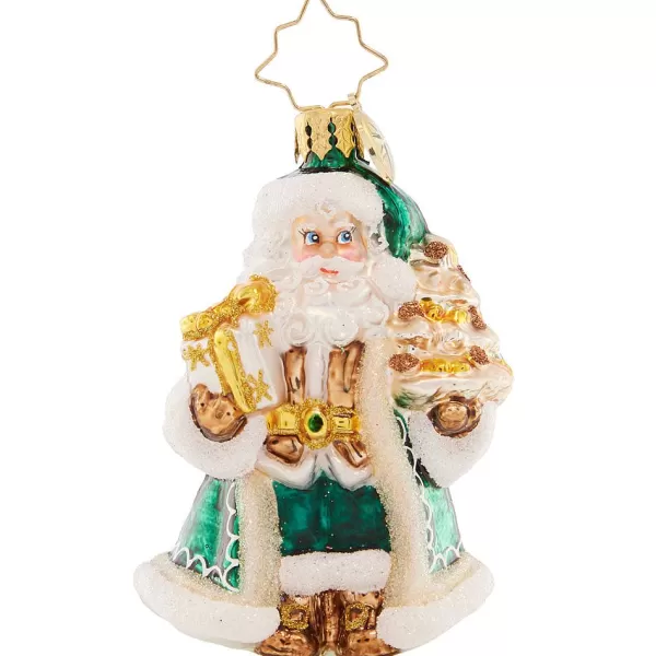 Christopher Radko Cr, Emerald City Santa Gem, 1021422, Radko, Gem Discount