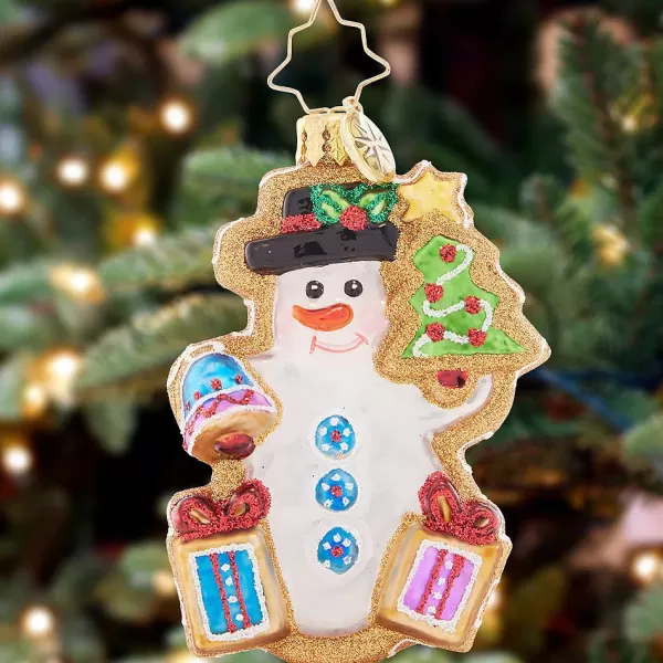 Christopher Radko Cr, Gingerbread Snowman Gem, 1021413, Radko. Gem Flash Sale