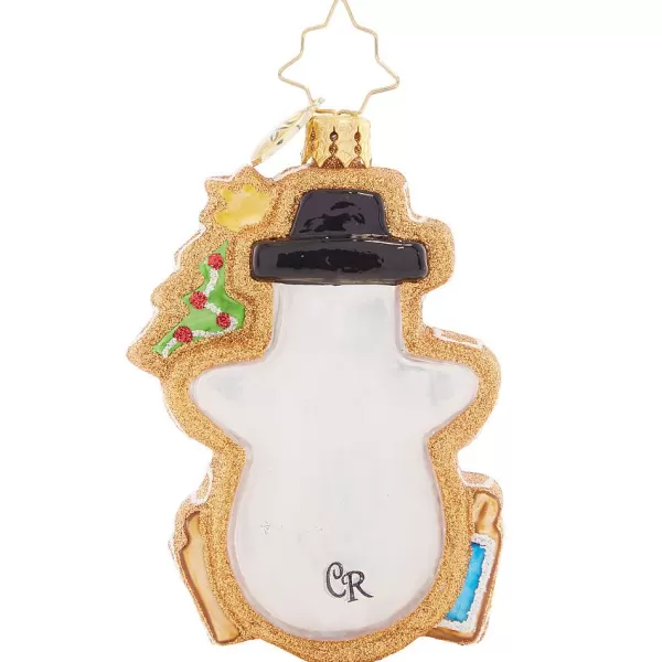 Christopher Radko Cr, Gingerbread Snowman Gem, 1021413, Radko. Gem Store