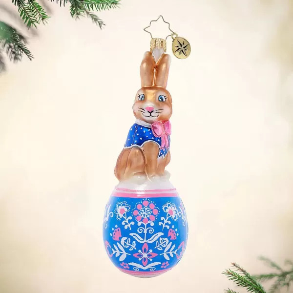 Christopher Radko Cr, Holly Jolly Hare Pose, 1021901 Radko Shop