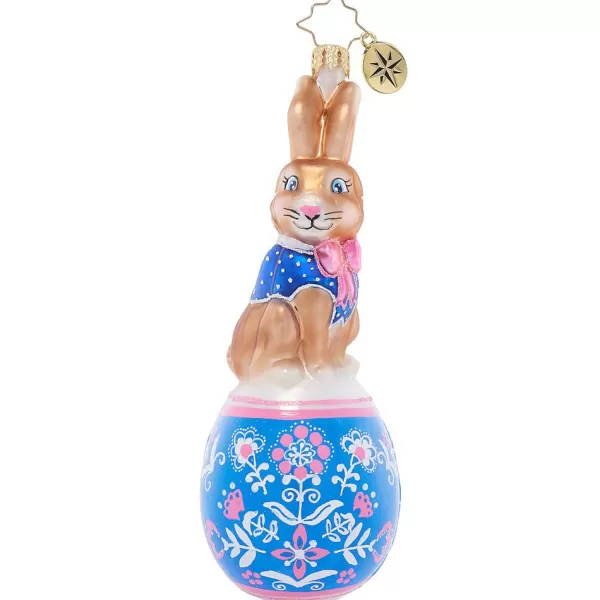 Christopher Radko Cr, Holly Jolly Hare Pose, 1021901 Radko Store