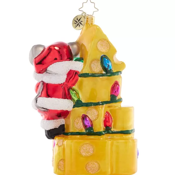 Christopher Radko Cr, Merry Mouse Cheese Tree, 1021573, Radko Cheap