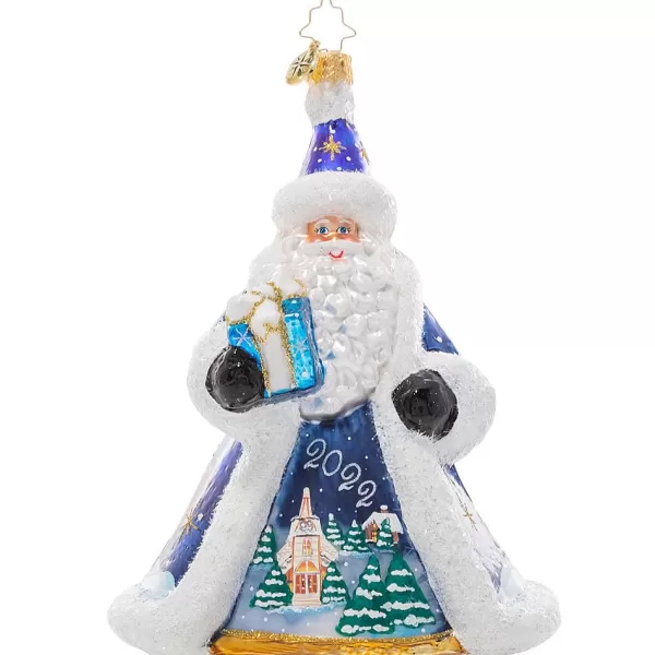 Christopher Radko Cr, Midnight Elegance 2022 Santa, 1021157, Radko New