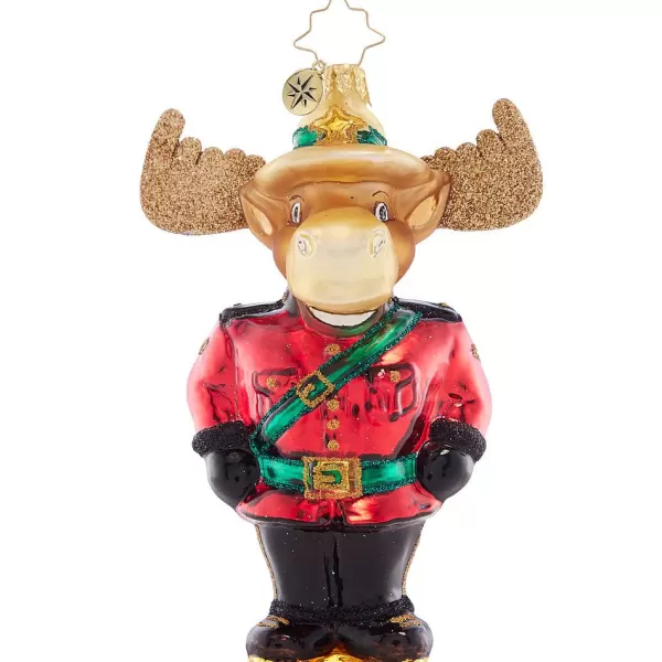 Christopher Radko Cr, Mountie Bruce Moose, 1021494, Radko Clearance