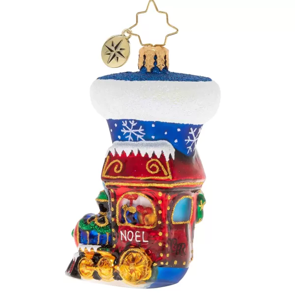 Christopher Radko Cr, Noel Express Stocking Gem, 1020262, Discount