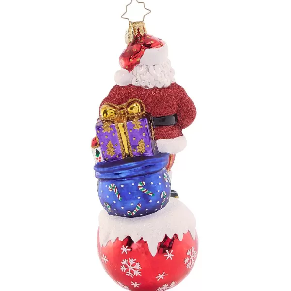 Christopher Radko Cr, On Top Of It Santa, 1021650, Radko Best Sale