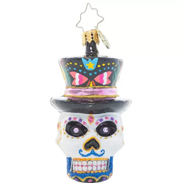 Christopher Radko Cr, One Dapper Calavera Gem, 1021050, Store