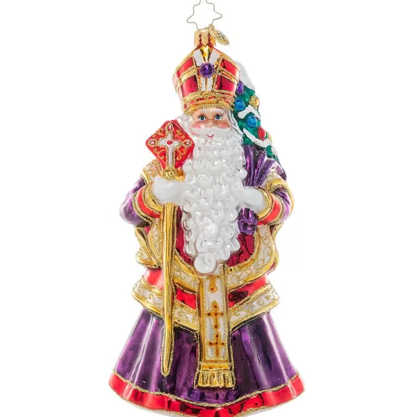 Christopher Radko Cr, Patron Saint Of Christmas, 1021069, Radko Outlet