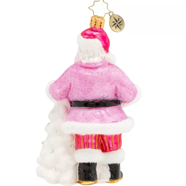 Christopher Radko Cr, Pink Ribbon Santa, 1020371, Best