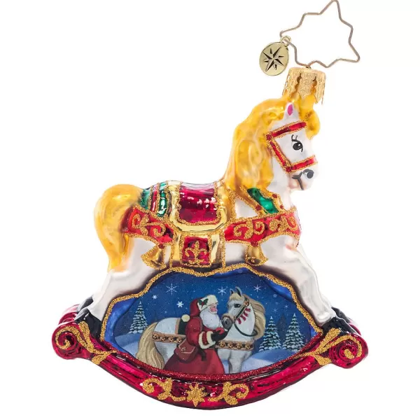 Christopher Radko Cr, Resplendent Rocking Horse Gem, 1021407, Radko, Gem Flash Sale