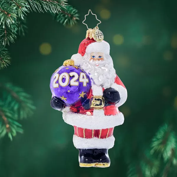 Christopher Radko Cr, Santa'S 2024 Keepsake, Dated 2024, 1022025, Radko Store