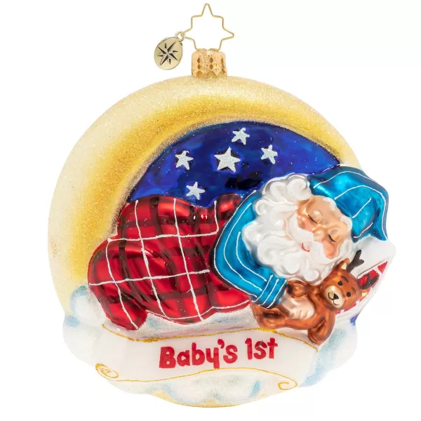 Christopher Radko Cr, Santa'S First Snooze, 1020412, Shop