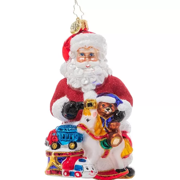 Christopher Radko Cr, Santa'S Ton Of Toys, 1021069, Radko Best Sale